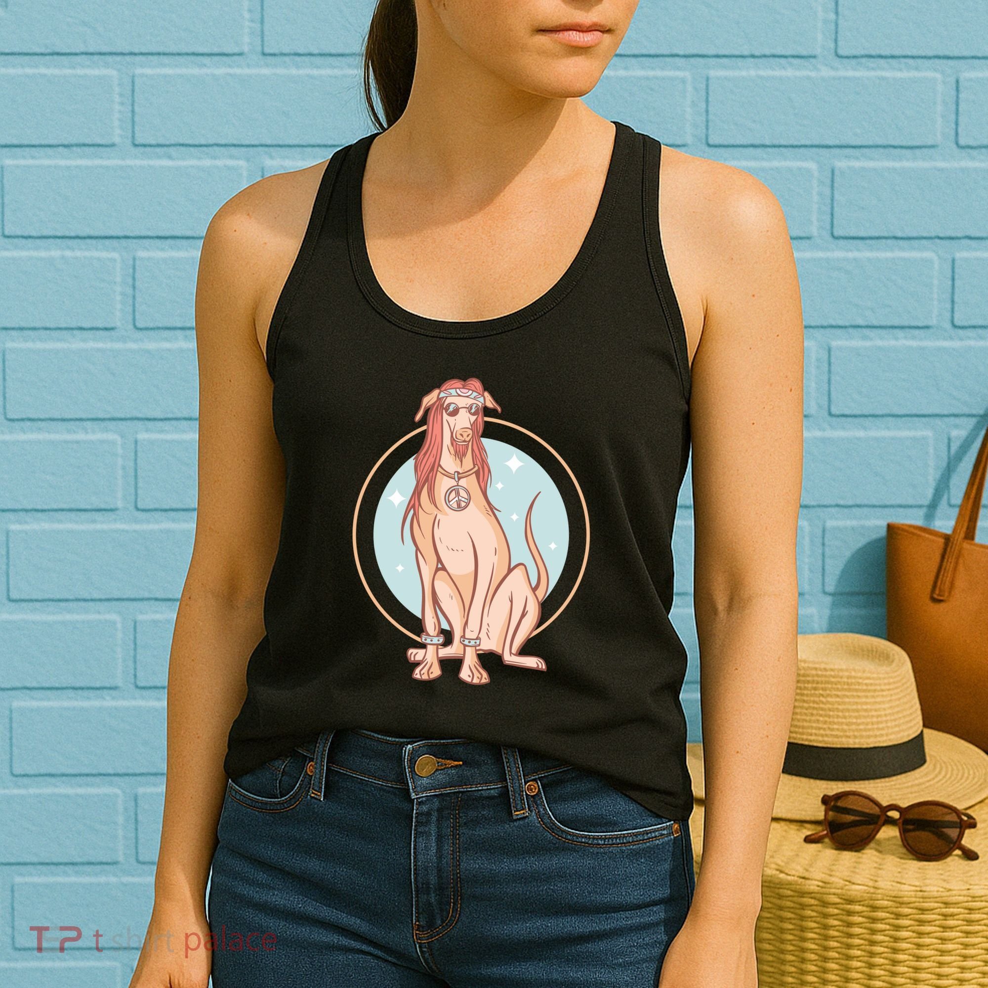 Hippie Dog Women's Tank Top