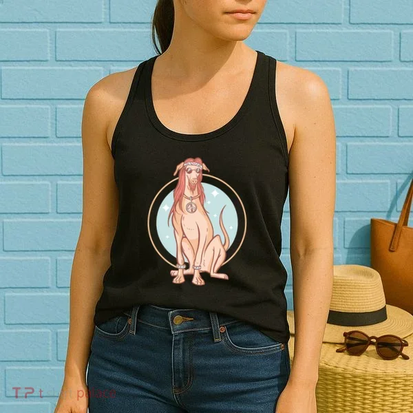 Hippie Dog Women's Tank Top
