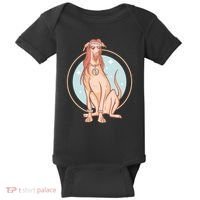 Hippie Dog Baby Bodysuit thumb 0