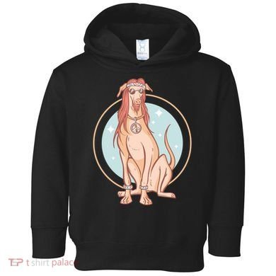 Hippie Dog Toddler Hoodie