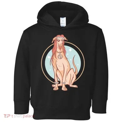 Hippie Dog Toddler Hoodie