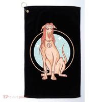 Hippie Dog Golf Towel thumb 0