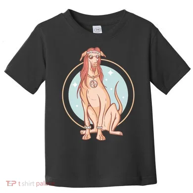 Hippie Dog Toddler T-Shirt