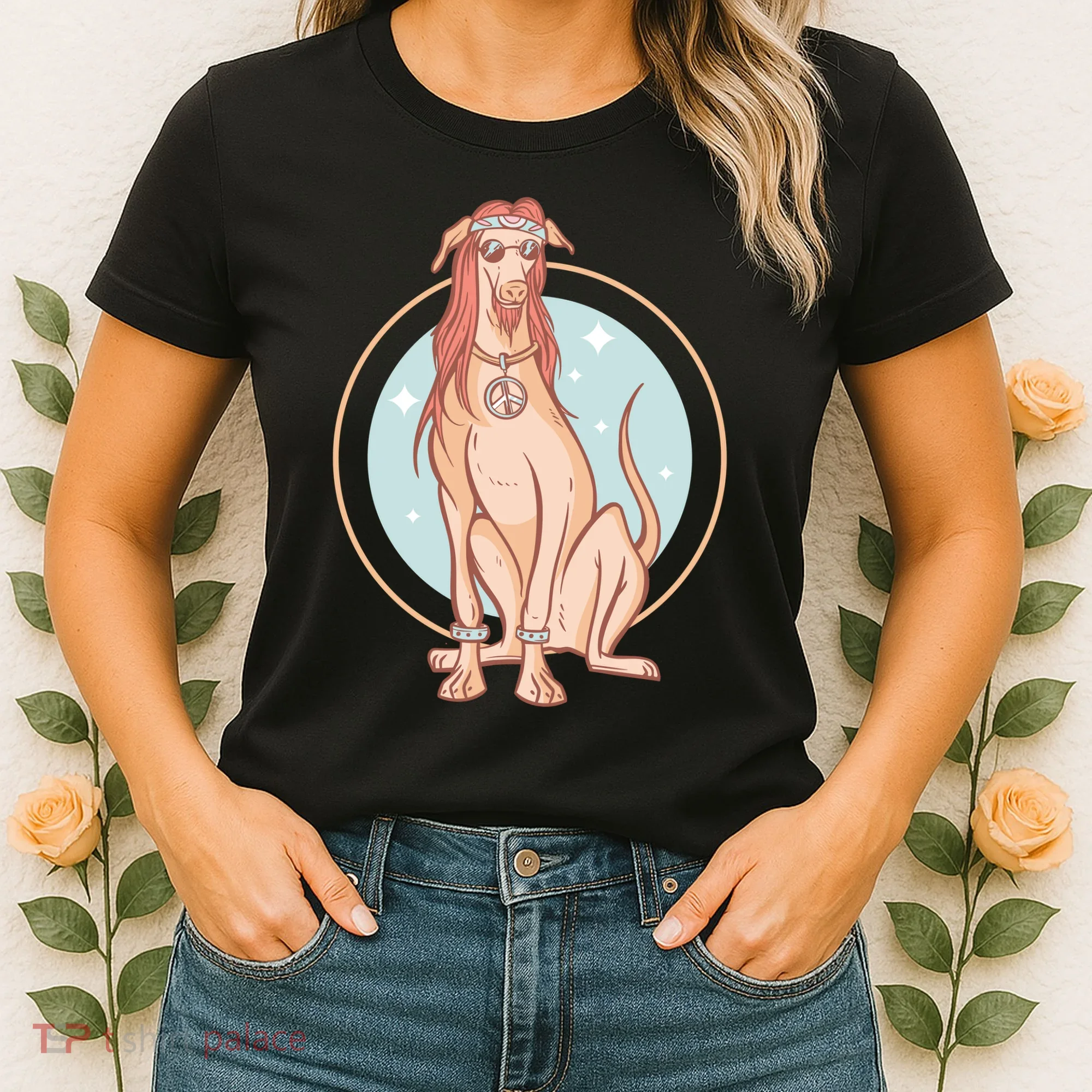 Hippie Dog Women's T-Shirt