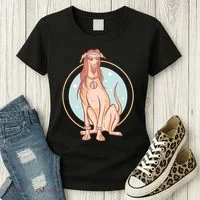 Hippie Dog Women's T-Shirt thumb 3