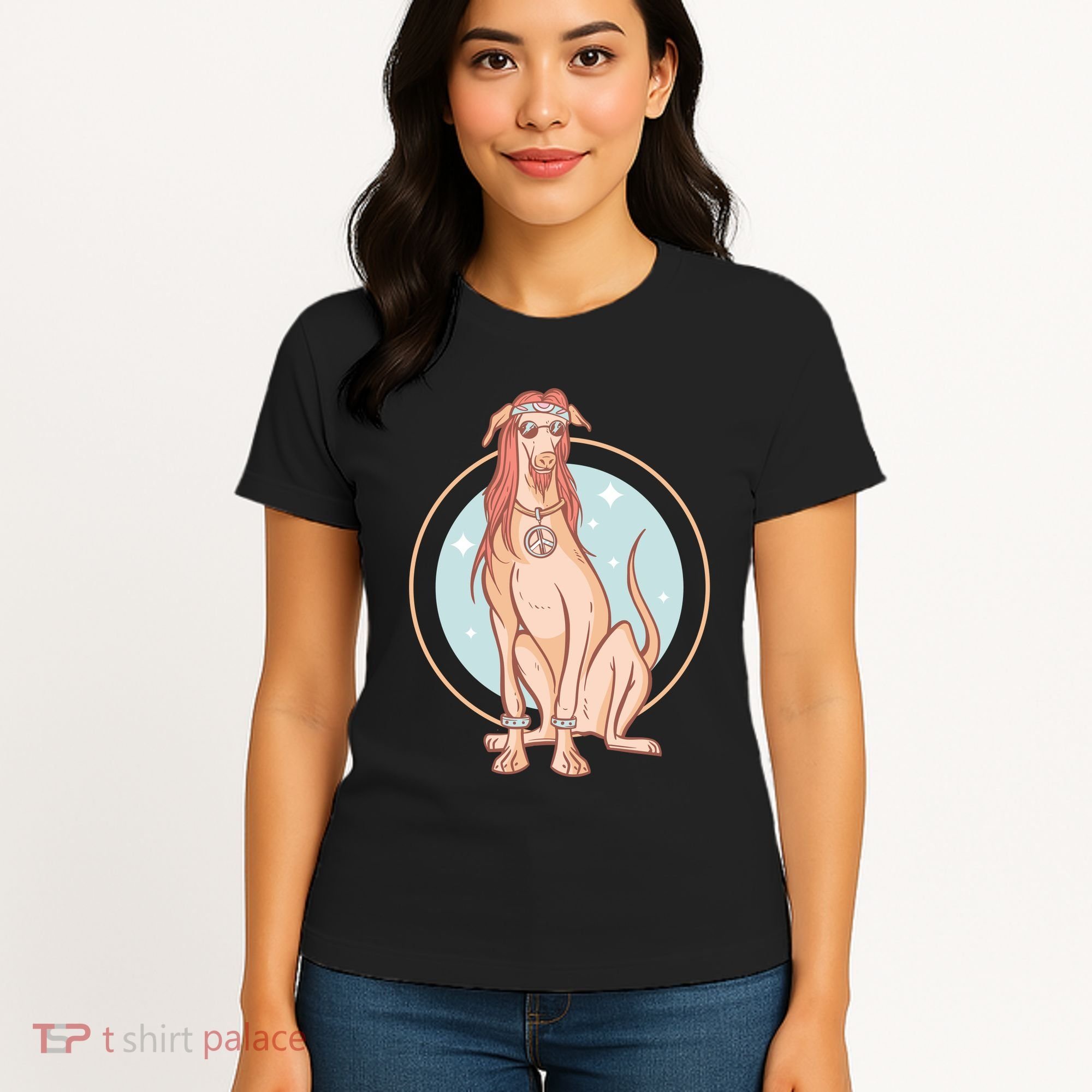 Hippie Dog Women's T-Shirt