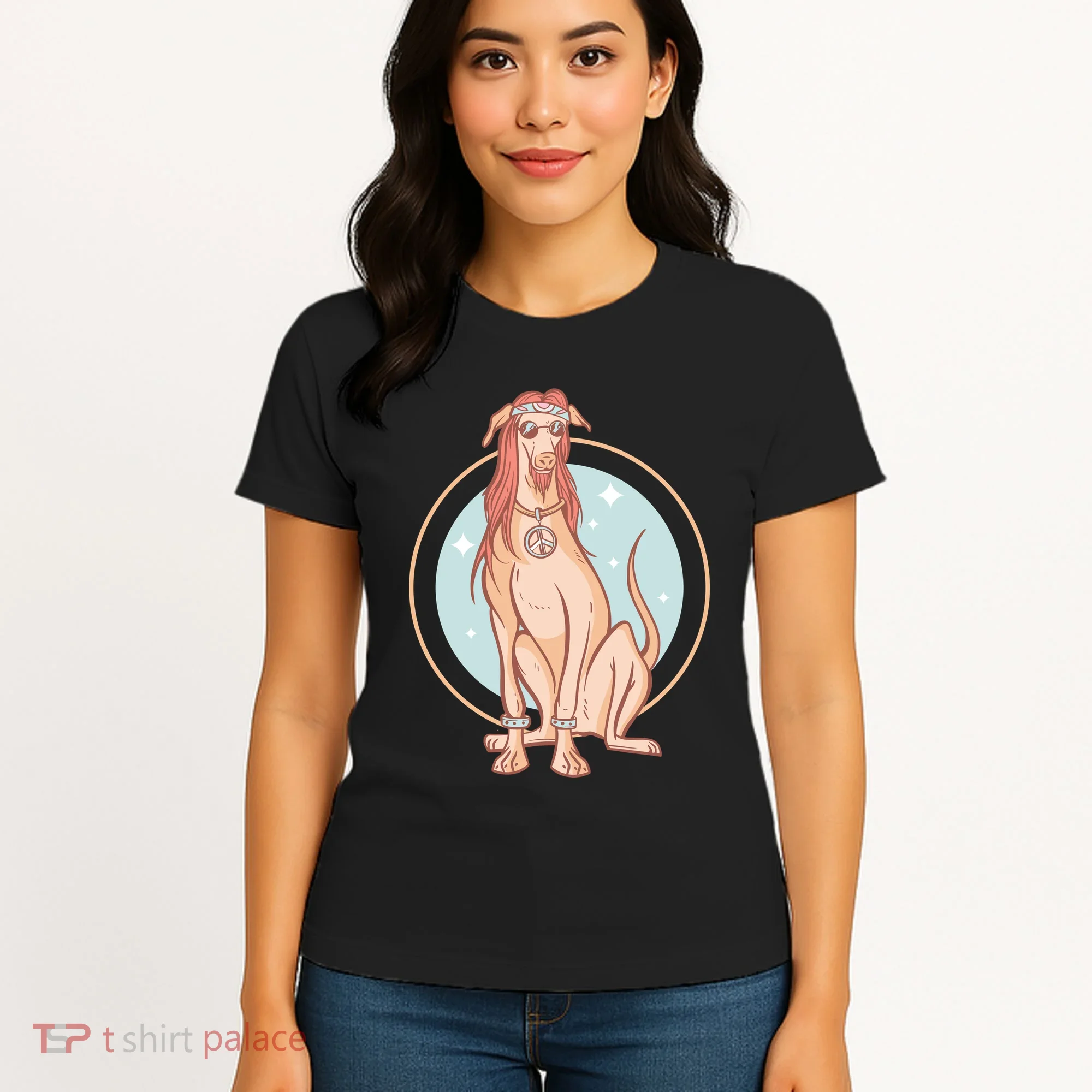 Hippie Dog Women's T-Shirt