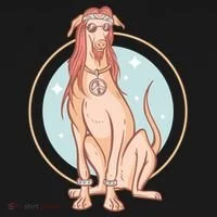 Hippie Dog Women's T-Shirt thumb 6