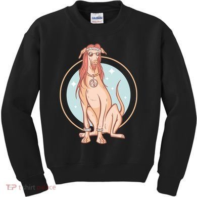 Hippie Dog Kids Sweatshirt