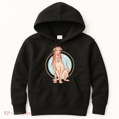 Hippie Dog Kids Hoodie