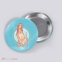 Hippie Dog Button thumb 0