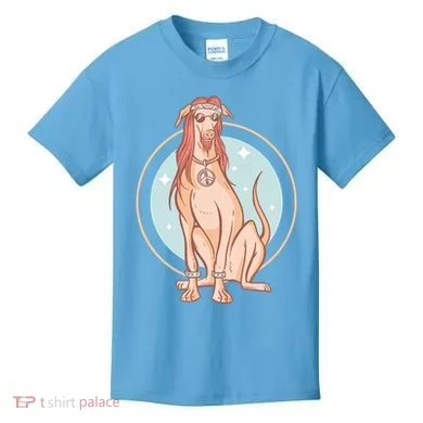 Hippie Dog Kids T-Shirt