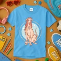 Hippie Dog Kids T-Shirt thumb 3