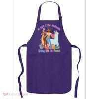 Hippie Girl And Her Animals Living Life Apron thumb 0