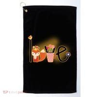 Hippie Love Spring Golf Towel thumb 0