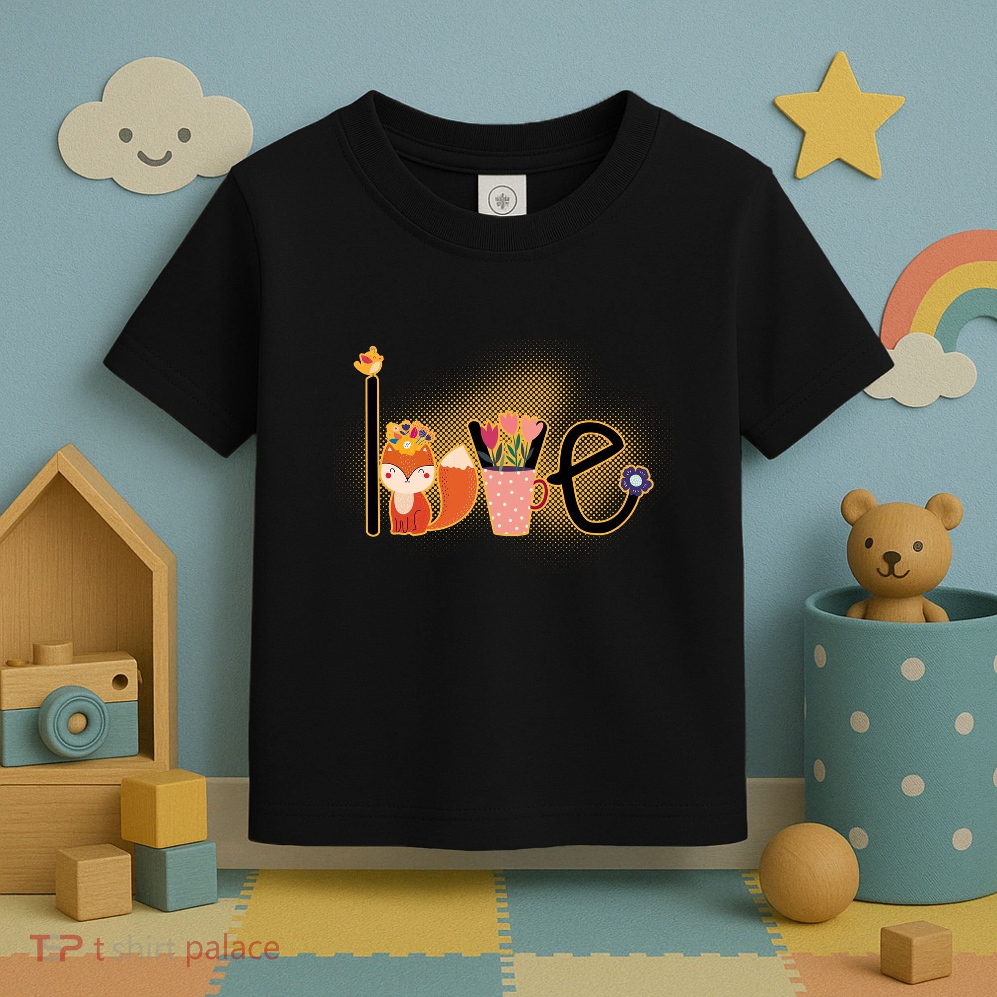 Hippie Love Spring Toddler T-Shirt