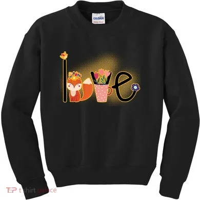 Hippie Love Spring Kids Sweatshirt