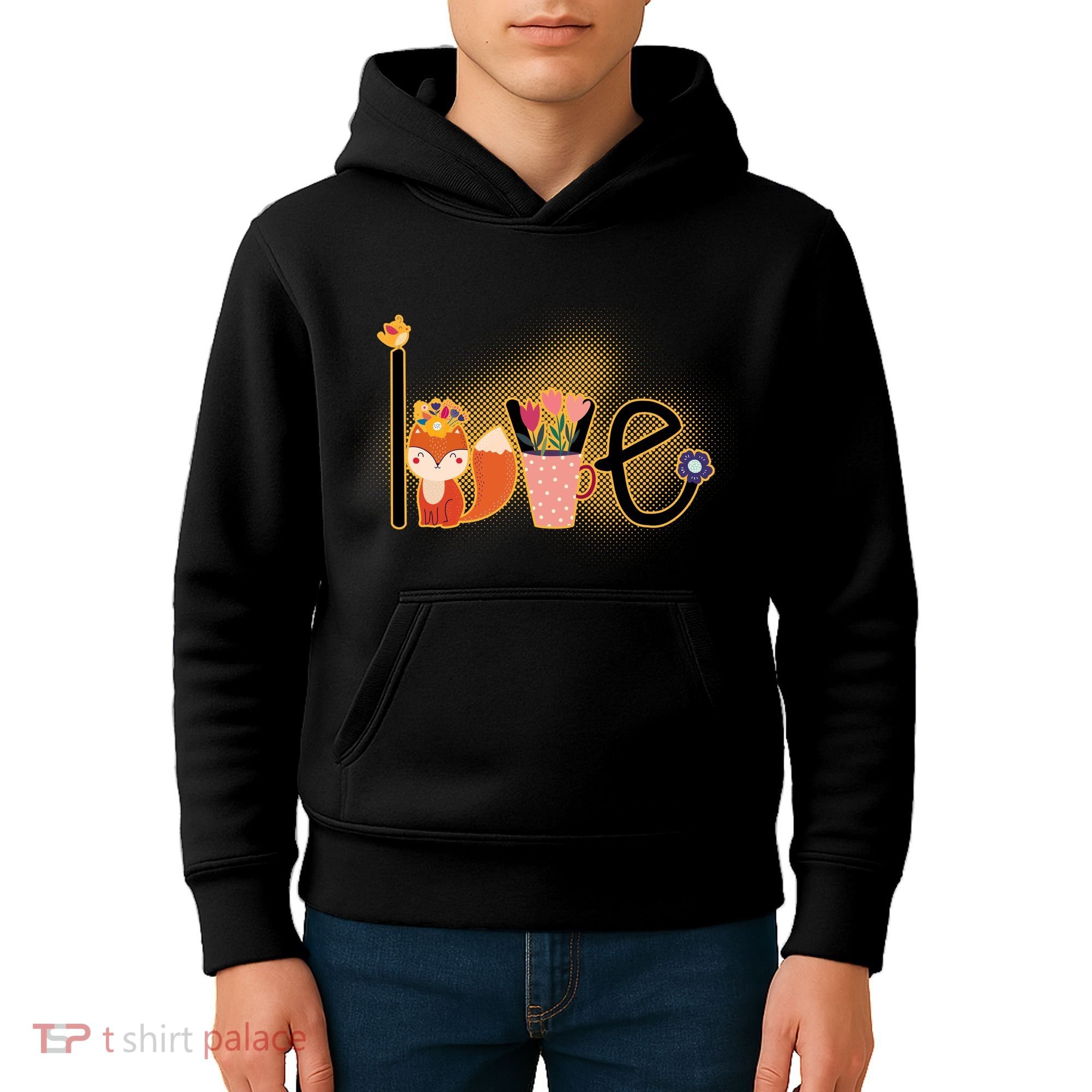 Hippie Love Spring Kids Hoodie