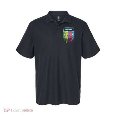 Hippie Van Dripping Rainbow Polo