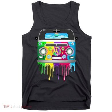 Hippie Van Dripping Rainbow Tank Top