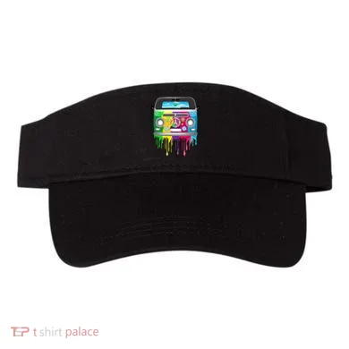 Hippie Van Dripping Rainbow Visor