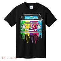 Hippie Van Dripping Rainbow Kids T-Shirt thumb 0