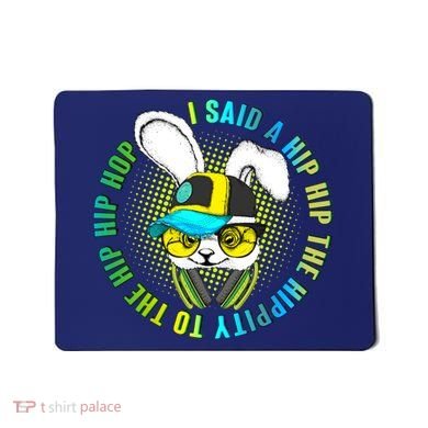 Hippity Hip Hop Bunny Mousepad