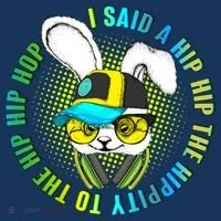 Hippity Hip Hop Bunny Toddler Hoodie thumb 2