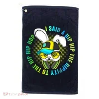 Hippity Hip Hop Bunny Golf Towel thumb 0