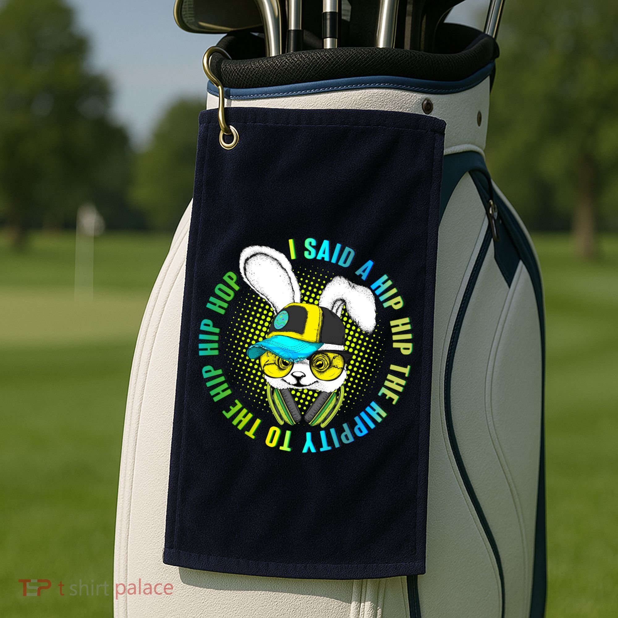 Hippity Hip Hop Bunny Golf Towel