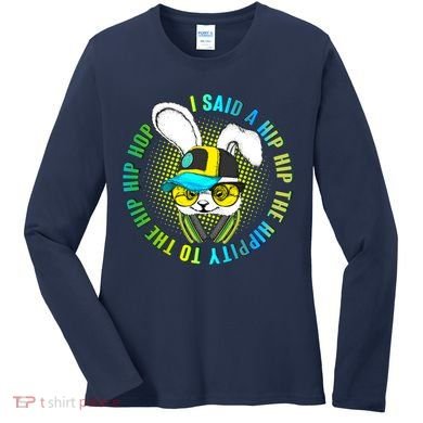 Hippity Hip Hop Bunny Women's Long Sleeve Shirt