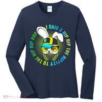Hippity Hip Hop Bunny Women's Long Sleeve Shirt thumb 0