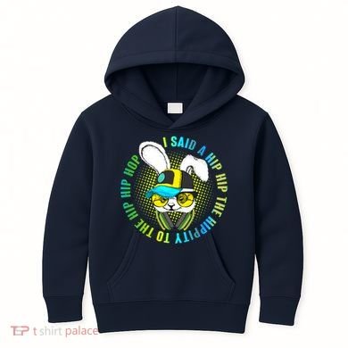 Hippity Hip Hop Bunny Kids Hoodie