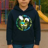 Hippity Hip Hop Bunny Kids Hoodie thumb 3