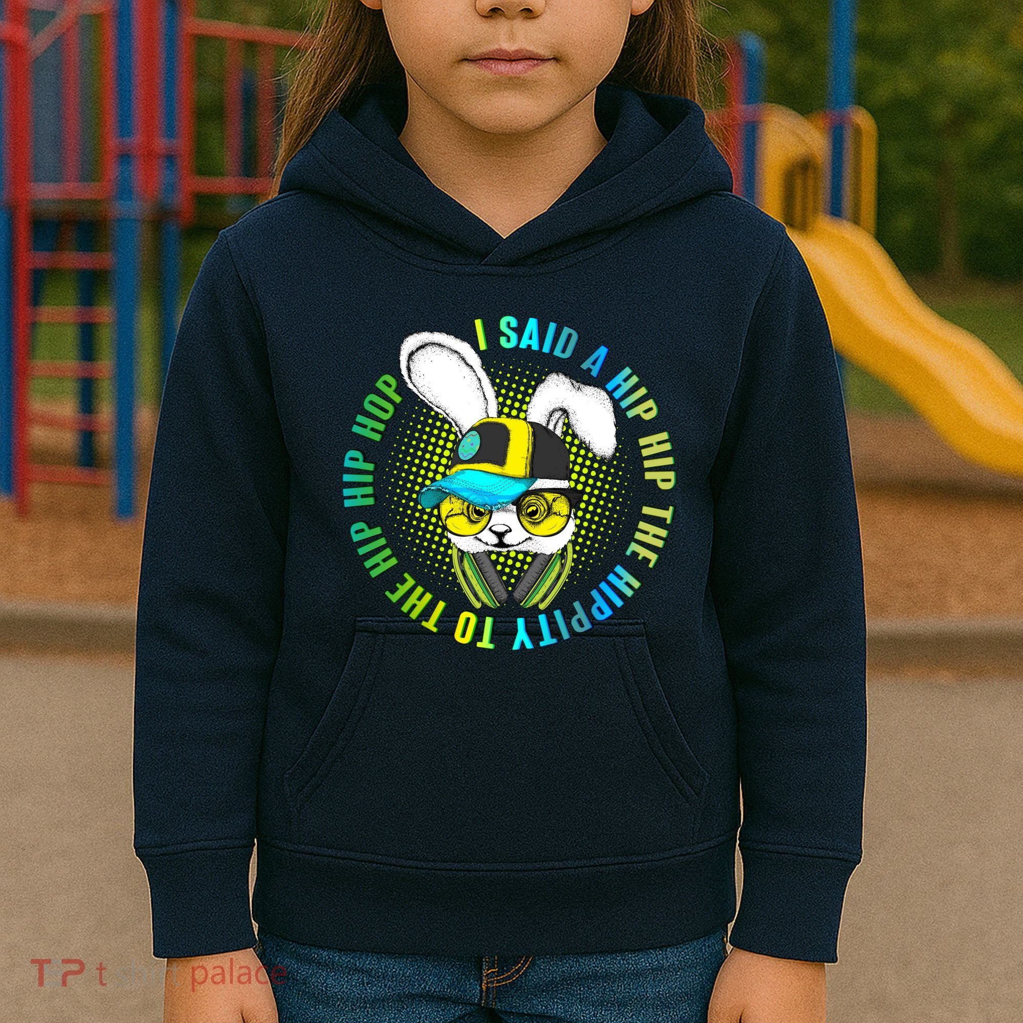 Hippity Hip Hop Bunny Kids Hoodie