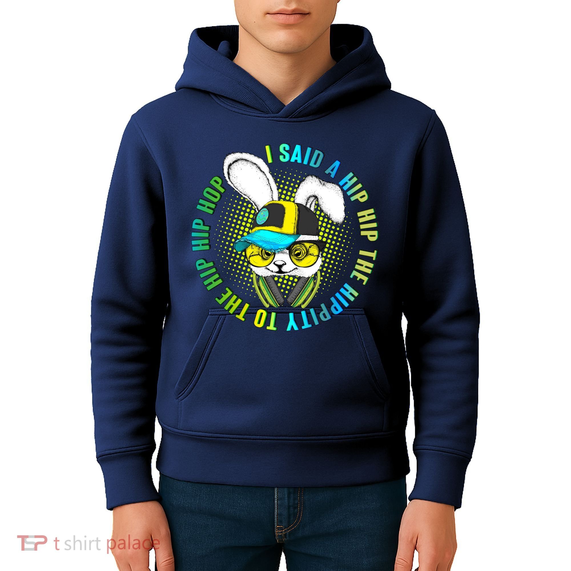 Hippity Hip Hop Bunny Kids Hoodie