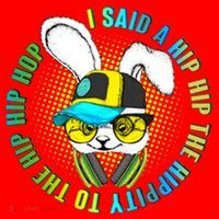 Hippity Hip Hop Bunny Santa Hat thumb 1