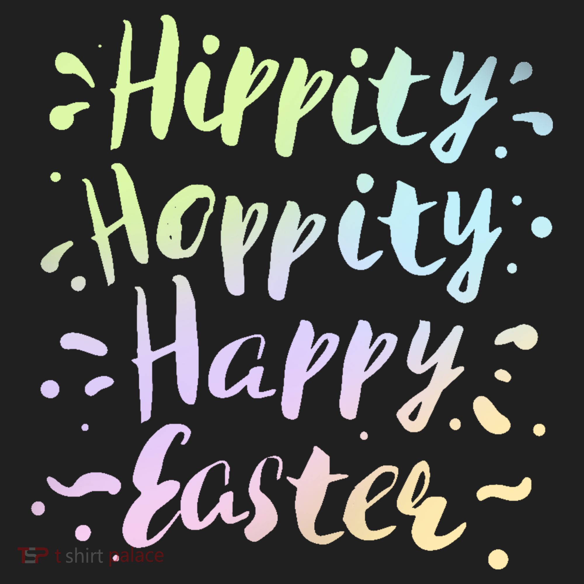 Hippity Hoppity Happy Easter Golf Towel