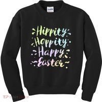 Hippity Hoppity Happy Easter Kids Sweatshirt thumb 0