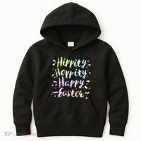 Hippity Hoppity Happy Easter Kids Hoodie thumb 0