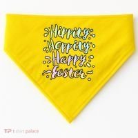 Hippity Hoppity Happy Easter USA-Made Doggie Bandana thumb 0