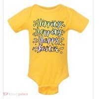 Hippity Hoppity Happy Easter Baby Bodysuit thumb 0