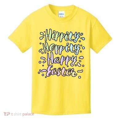 Hippity Hoppity Happy Easter Kids T-Shirt