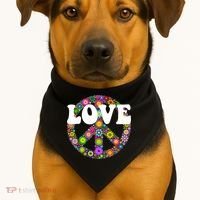 Hippy Love USA-Made Doggie Bandana thumb 1