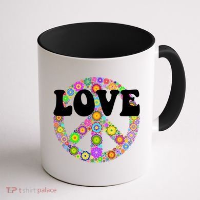 Hippy Love Coffee Mug back