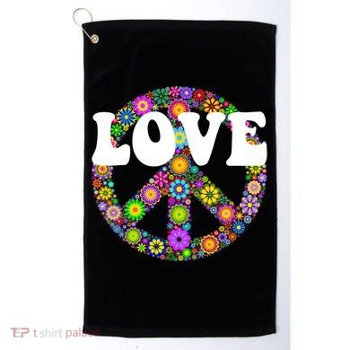 Hippy Love Golf Towel