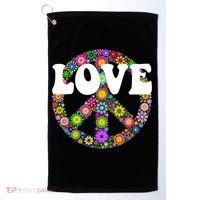 Hippy Love Golf Towel thumb 0