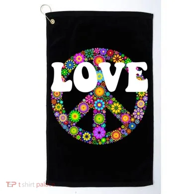 Hippy Love Golf Towel