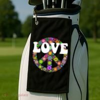 Hippy Love Golf Towel thumb 2