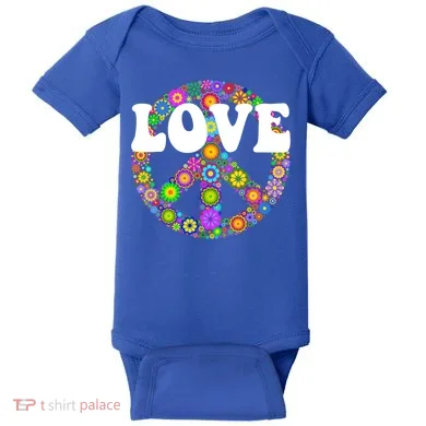 Hippy Love Baby Bodysuit